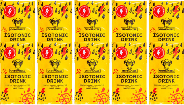 Energy Drink Isotonic Sports Drink - 10 Pack - lemon/300 g