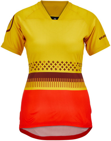 Endura SingleTrack Print T Women's S/S Jersey - saffron/S