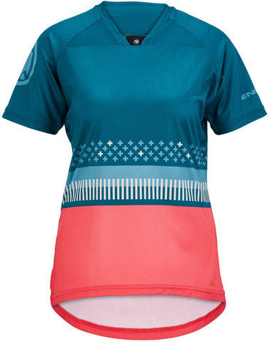 Endura SingleTrack Print T Damen S/S Trikot - spruce green/M