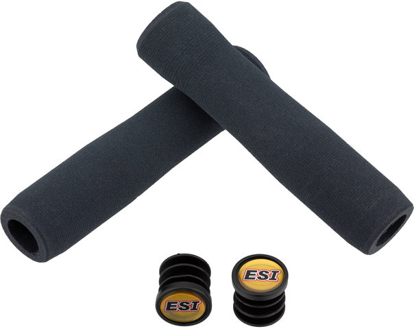 ESI FIT CR Silicone Handlebar Grips - black/130 mm