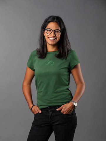 Women's MTB T-Shirt - forest green/M