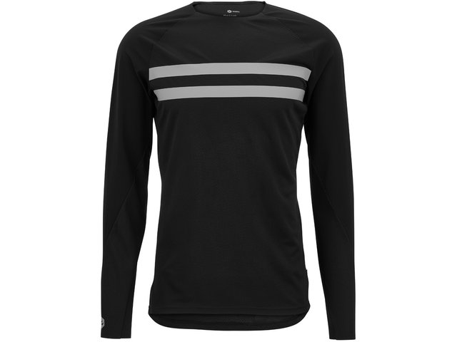 Maillot MTB L/S - black-grey/M