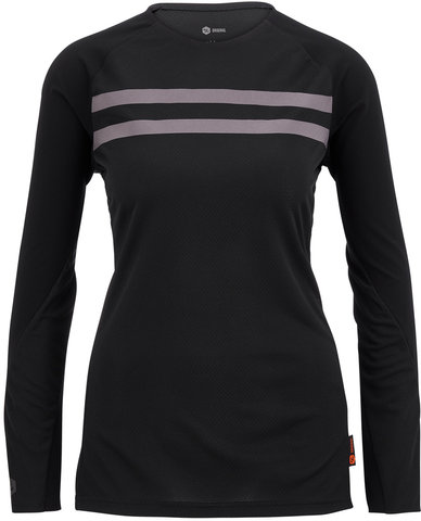 MTB Women's Jersey L/S - black-grey/S