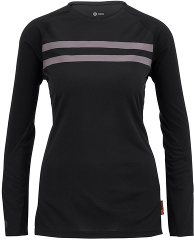 Maillot para damas MTB Womens Jersey L/S - black-grey/S