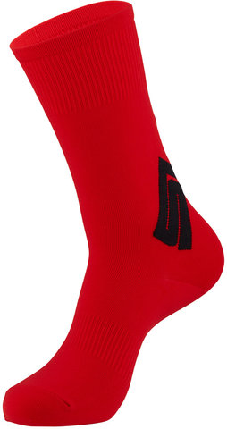 Supacaz Chaussettes SupaSocks Twisted - red/36-40