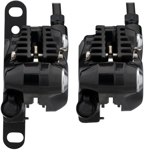 105 v+h Set BR-R7070 + ST-R7020 Scheibenbremse - silky black/Satz (VR + HR)