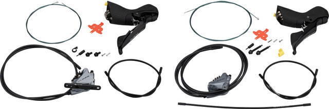 105 v+h Set BR-R7070 + ST-R7020 Scheibenbremse - spark silver/Satz (VR + HR)