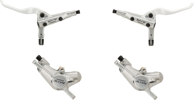 Shimano Alfine BR-S7000 Disc Brake Set J-Kit - silver/set (front+rear)