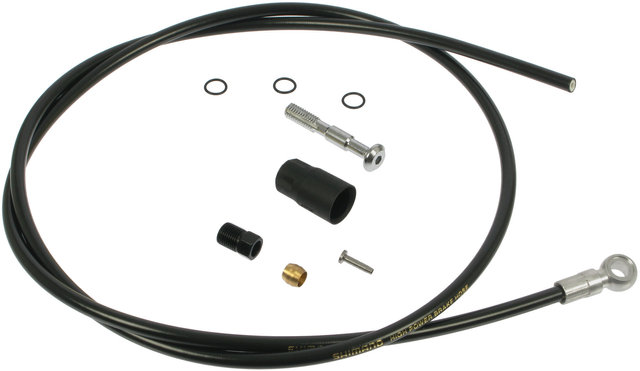 Bremsleitung SM-BH90-SB kürzbar Banjo für XTR (M985), XT, SLX, Alfine - schwarz/1000 mm