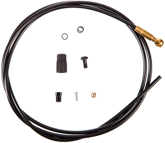 SM-BH90-SBLS Brake Hose w/ Banjo for Saint - black/1700 mm