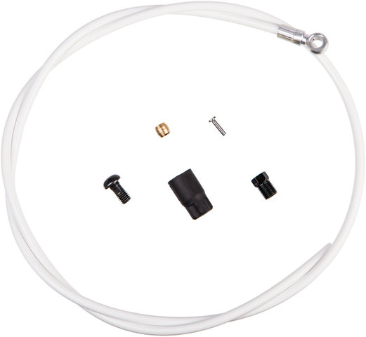 Conduite de Frein SM-BH90-SBS raccourcissable, avec Banjo pour ZEE - blanc/1000 mm