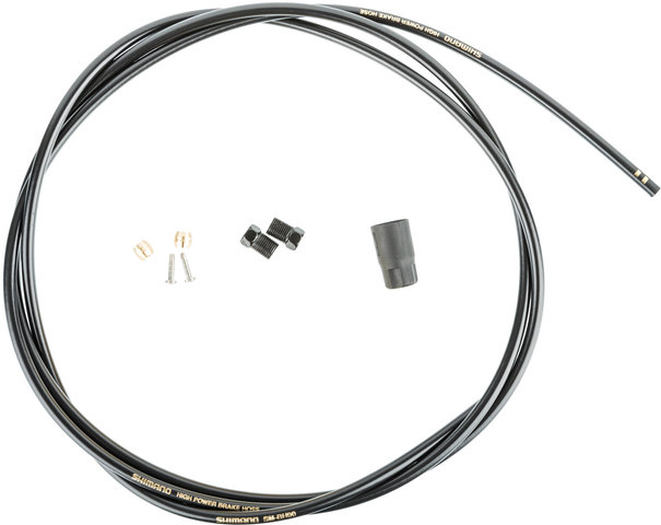 Cable de frenos acortable SM-BH90-SS p. XTR (M9100), Deore, LX, MT520 - negro/1700 mm