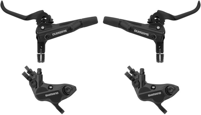 Shimano Set de Freins à Disque av+arr BR-MT520 + BL-MT501 J-Kit - noir/set (roue avant et arrière)