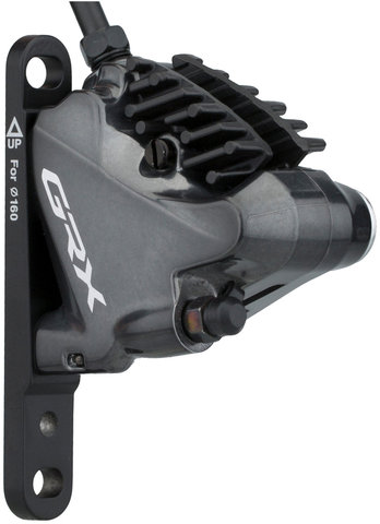 Shimano GRX Scheibenbremse BR-RX810 + BL-RX810 - schwarz-grau/VR