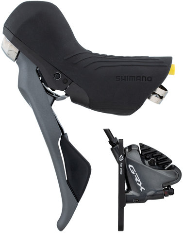 GRX BR-RX810 + ST-RX810 Disc Brake - black-grey/front