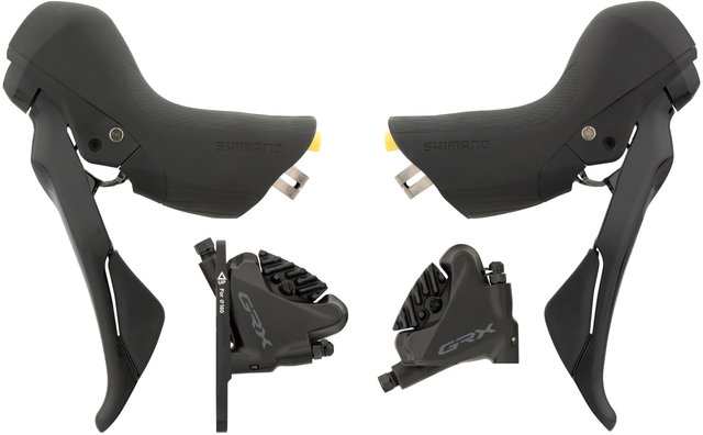 GRX BR-RX400 + ST-RX400 Disc Brake Set - black/set (front+rear)