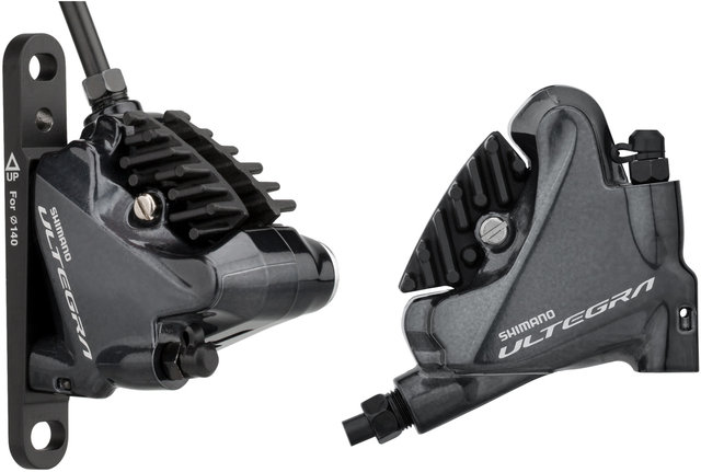 Shimano Ultegra v+h Set BR-R8070 + ST-R8020 Scheibenbremse - schwarz/Satz (VR + HR)