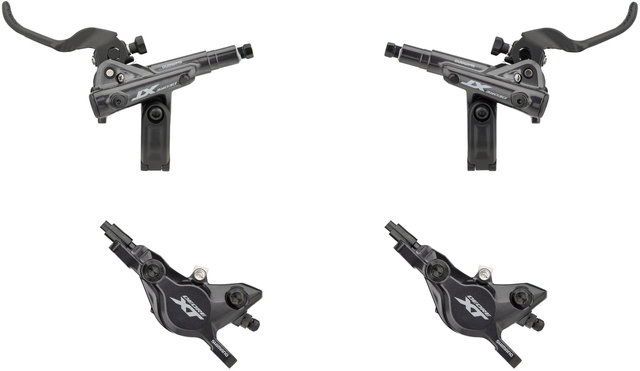 Shimano Set de Freins à Disque av+arr XT BR-M8100 Plaquettes en Résine J-Kit - noir/set (roue avant et arrière)