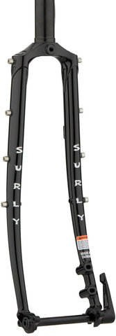 Surly Horquillas rígidas Disc Trucker 28" - black/1 1/8 / 12 x 100 mm