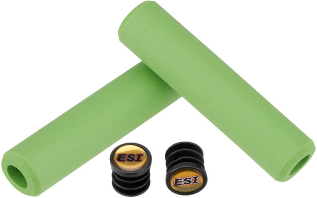 ESI Extra Chunky Silicone Handlebar Grips - green/130 mm