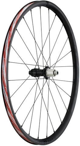 Fulcrum Juego de ruedas Rapid Red 3 Disc Center Lock 28" - negro/juego de 28" (RD 12x100 + RT 12x142) Campa N3W