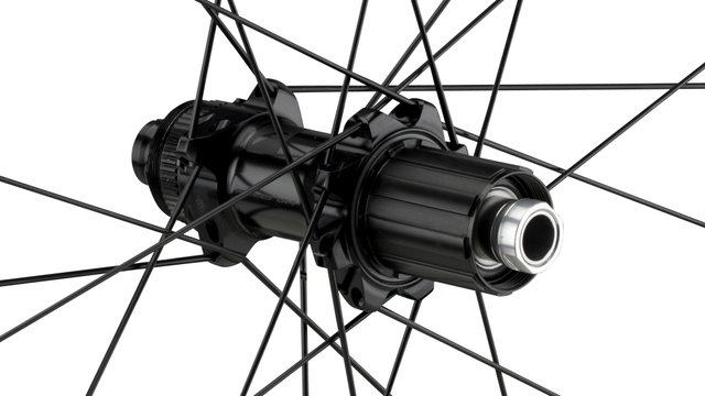 Fulcrum Set de Roues en Carbone Wind 75 Disc Center Lock 28" - noir/Set de 28" (avant 12x100 + arrière 12x142) Shimano