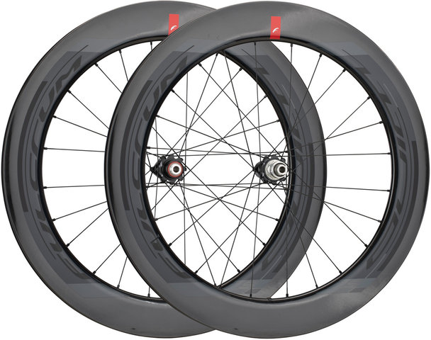 Fulcrum Set de Roues en Carbone Wind 75 Disc Center Lock 28" - noir/set de 28" (avant 12x100 + arrière 12x142) SRAM XDR