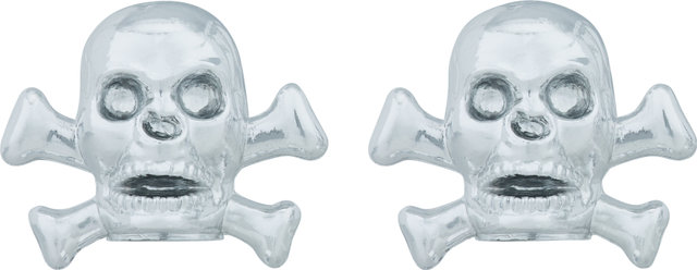CONTEC Tapa de válvula Skull & Bones - plata