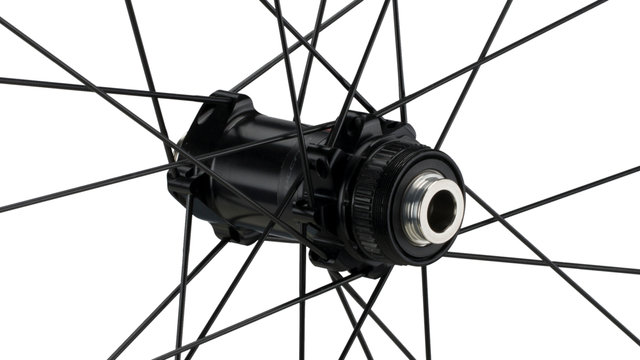 Rapid Red 5 DB Disc Center Lock 28" Wheelset - black/28" set (front 12x100 + rear 12x142) Campa N3W