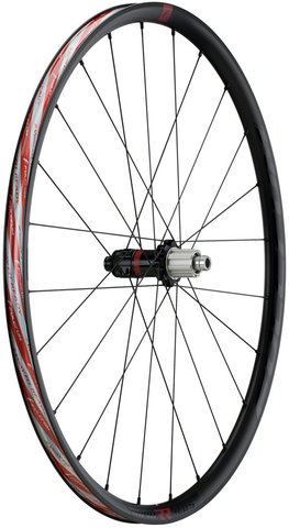 Fulcrum Juego de ruedas Rapid Red 5 DB Disc Center Lock 28" - negro/juego de 28" (RD 12x100 + RT 12x142) Campa N3W