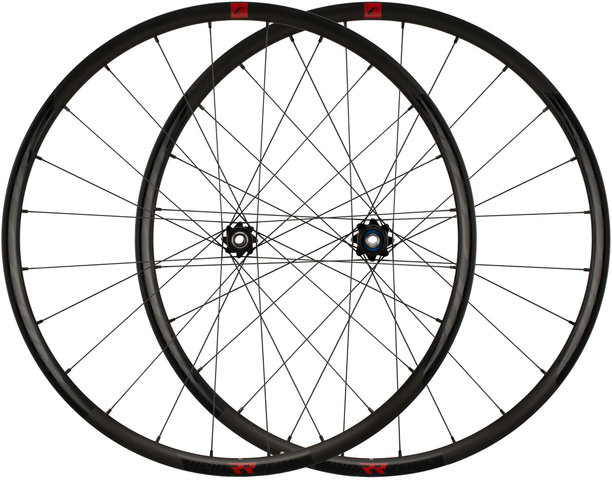 Fulcrum Set de Roues Rapid Red 5 DB Disc Center Lock 28" - noir/Set de 28" (avant 12x100 + arrière 12x142) Shimano