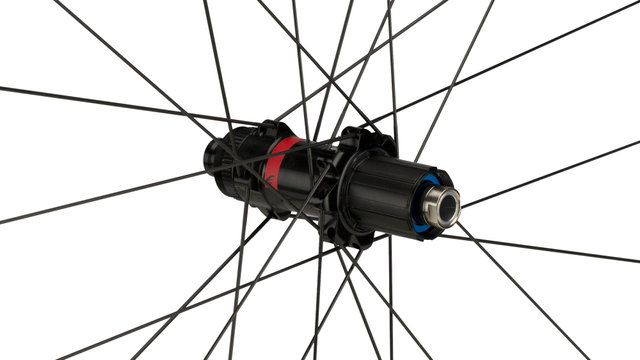 Rapid Red 5 DB Disc Center Lock 28" Wheelset - black/28" set (front 12x100 + rear 12x142) Shimano