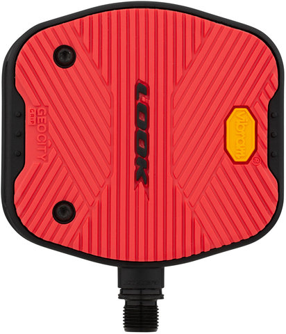 Look Geo City Grip Platform Pedals - red/universal