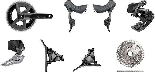 SRAM Rival eTap AXS HRD FM 2x12 speed 35 48 Groupset bike components