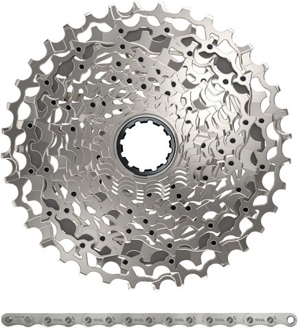 Rival eTap AXS HRD FM Powermeter Gruppe 2x12-fach 33-46 - black/172,5 mm 33-46, 10-36