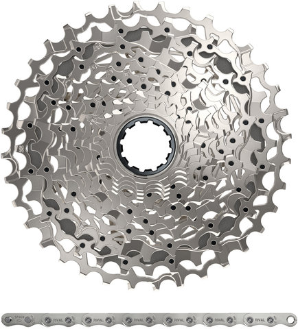 SRAM Grupo potenciómetros Rival eTap AXS HRD FM Powermeter 2x12 vel. 33-46 - black/172,5 mm 33-46, 10-36