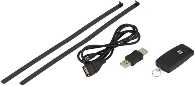 Antivol Pliant Bordo 6500A SmartX avec Télécommande et Attache SH - black/110 cm