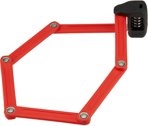 ABUS Candado plegable Bordo Lite 6055C con soporte SH - red/85 cm