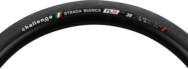 Challenge Pneu Souple Strada Bianca Race TLR 28" - noir/36-622 (700x36C)