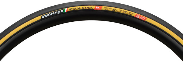 Challenge Strada Bianca Pro 28" Folding Tyre - black-brown/30-622 (700x30c)