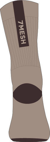 7mesh Gravity Socks - mocha/35 - 38
