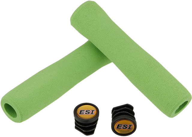 ESI Puños de manillar FIT XC Silikon - green/130 mm