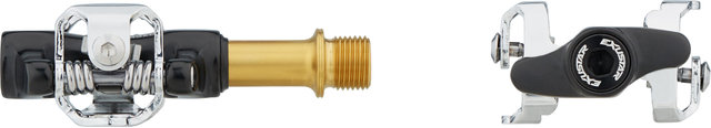 E-PM215Ti Titan Klickpedale - schwarz-gold/universal
