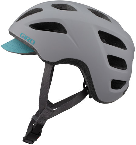 Trella Women's Helmet - matte grey-dark teal/50 - 57 cm