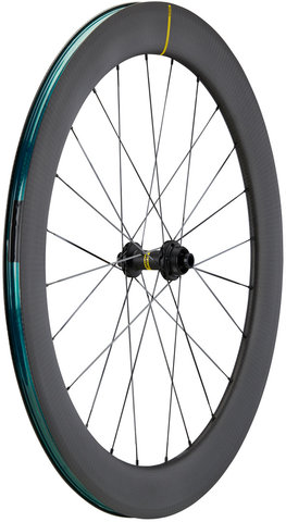 Mavic Juego de ruedas Cosmic SL 65 Disc Center Lock Carbon - negro/Juego 28" (RD 12x100 + RT 12x142) SRAM XDR