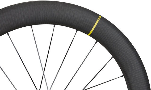 Mavic Cosmic SL 65 Disc Center Lock Carbon Laufradsatz - schwarz/28" Satz (VR 12x100 + HR 12x142) SRAM XDR