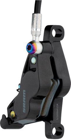 SRAM G2 Ultimate Carbon v+h Set Scheibenbremse - gloss black-rainbow/Satz (VR + HR)