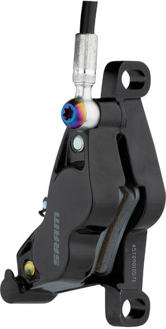 SRAM G2 Ultimate Carbon Disc Brake - gloss black-rainbow/front