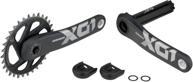 SRAM X01 Eagle CL55 DUB DM 12-speed Carbon Crankset - lunar-polar/170.0 mm 32 tooth