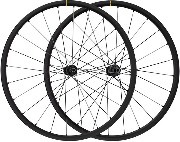 Mavic Ksyrium S Center Lock Disc Wheelset - black/28" set (front 12x100 + rear 12x142) Shimano